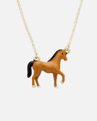 Aliita Caballo Enamel Collana