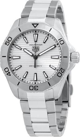 Tag Heuer Aquaracer Quartz Silver Dial Mens Watch WBP1111.BA0627