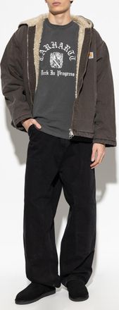 Carhartt Work in Progress T-shirt S/S Coat Of Arms, Mens, Grey