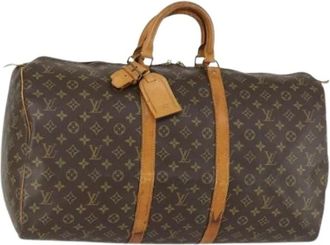 Louis Vuitton Pre-owned Weekend Bags, female, Brown, Size: ONE SIZE Pre-owned Weekend Bag