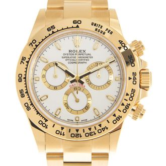 Rolex Pre-owned Rolex Cosmograph Daytona Chronograph White Dial Mens Watch 116508WSO