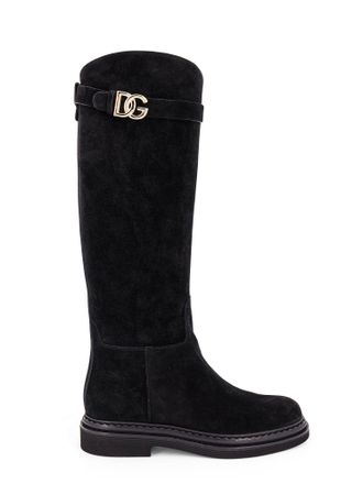 Dolce & Gabbana Cavallerizzo Suede Boots