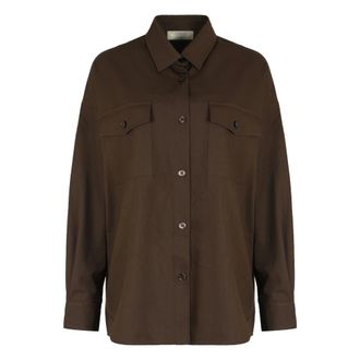 Max Mara Dames, Blouses & Shirts, Bruin, Maat: XS