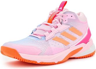 adidas Crazyflight 6 Mid Top Indoor Shoes Womens Boots Clear Pink/Lucid Pink/Blush Pink : 10.5 B - Medium, Textile