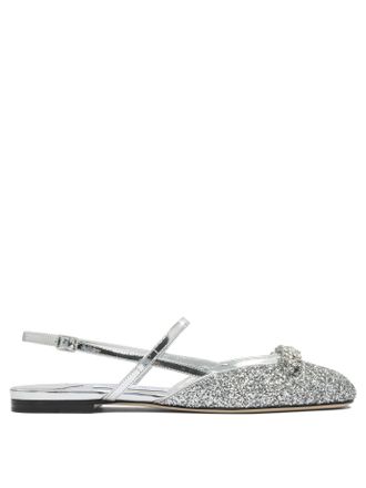 Jimmy Choo London Womens Silver Calf Sandals Textile - Size EU 39