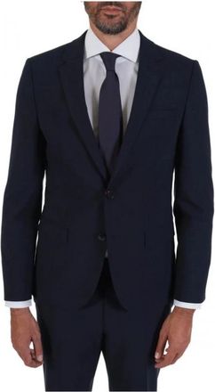 HUGO BOSS Harvey 202 Suit Jacket - Heren - Blazers - Blauw - M - Jassen