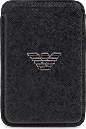 Emporio Armani Accessoires, Heren, Zwart, ONE Size, Leer, Wallets & Cardholders