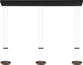 Steinhauer Steinhauer - L&aacute;mpara Colgante - Piola - Negro - Acr&iacute;lico Metal