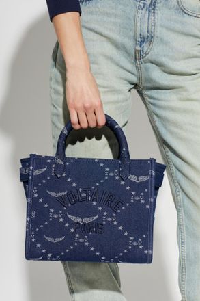 Zadig&Voltaire Shopper Bag Angel SX, Womens, Navy Blue