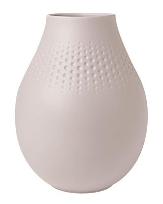 Villeroy & Boch Manufacture Collier Beige Tall Perle Vase