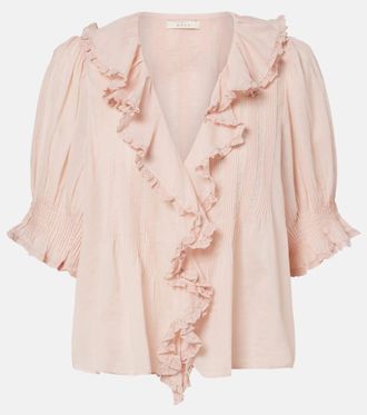 D&ocirc;en D&ocirc;en Henri cotton voile top