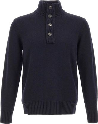 KANGRA Truien Blauw - Heren - Coltruien - Blauw - XL - Wol - Truien & Vesten