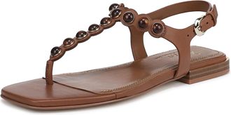 Naturalizer Womens Nara Flat Thong Sandal, Brown, Medium Fit, UK 5