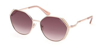 Guess GU7842-S 28Z Womens Sunglasses Gold Size 58