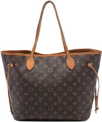 Louis Vuitton Pre-owned Tote Bags, female, Brown, Size: ONE SIZE Pre-owned Neverfull MM