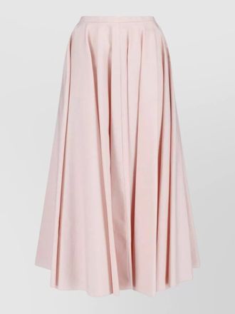 Givenchy high waisted midi pleated skirt design