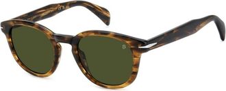 Eyewear by David Beckham DB 1198/S Ex4(Qt) Zonnebril - Heren - Accessoires - Bruin - Maat: 50 MM Taf