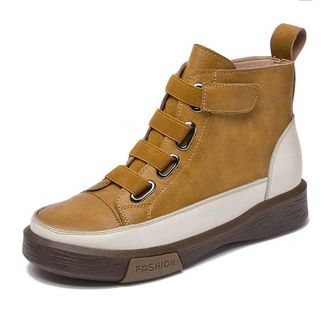 Generic QXDZSW Ladies Shoes Sneakers Flat Fur Women Boots Winter Retro Spring Ankle Boots for Women