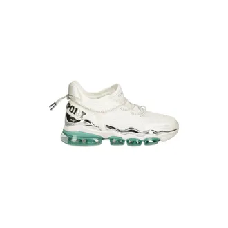 Plein Sport Pads hardloopsneakers - Heren - Sport - Wit - Maat: 44 EU Vinyl