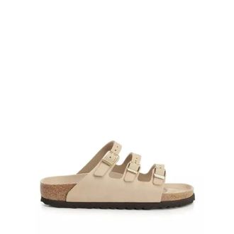 Birkenstock Sliders, female, Beige, 8 UK, Beige Sandals