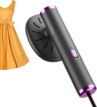 OEM Vaporizador De Ropa - Plancha De Vapor - Eliminador De Arrugas - Doble Funci&oacute;n - 28,6 Cm - Negro