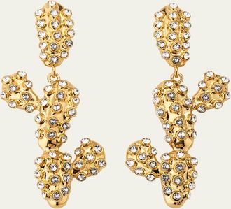 Oscar De La Renta Cactus Garland Earrings