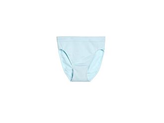 Wacoal Feeling Flexible Seamless Hi Cut Panty Womens Underwear Soft Sky : 2XL, Cotton/Nylon/Spandex