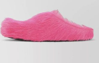 Marni calf hair slippers