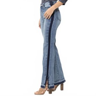 Judy Blue High Waisted Side Seam Jeans In Light