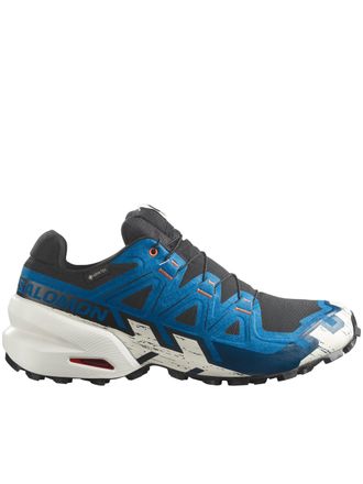Salomon Trail Running Sneakers With Rugged Design And Vibrant Overlays