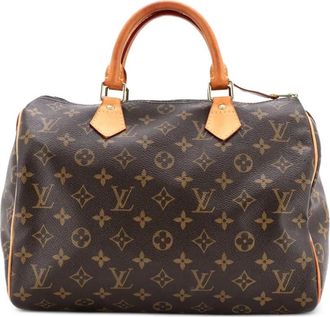 Louis Vuitton Speedy Handbag Monogram Canvas 30 satchel - Bruin