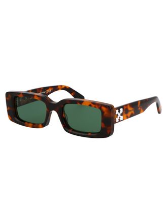 Off-white Unisex Sunglasses Arthur Havana Acetate