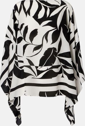 Max Mara Ambuto printed silk blouse
