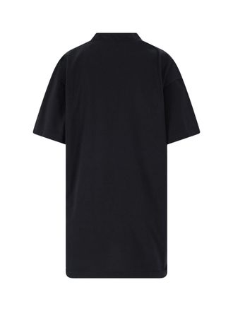 Balenciaga Womens T-Shirts And Polos Black Cotton