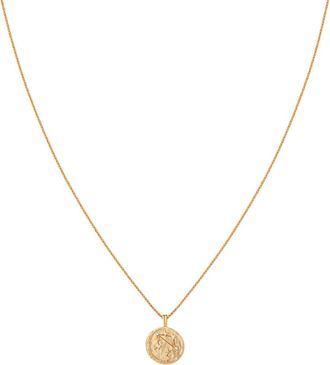 Astrid & Miyu Libra Crystal 18k Gold-plated Pendant Necklace - One Size