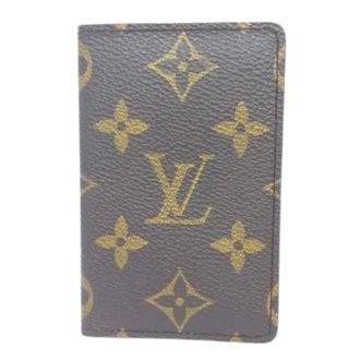 Louis Vuitton Pre-owned Card Case - unisex - Louis Vuitton Vintage - Vintage Wallets - Brown - ONE SIZE - Pre-owned