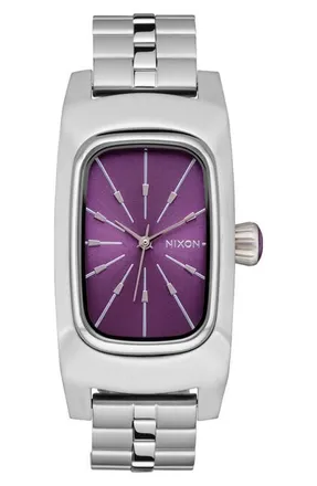 Nixon Frankie Bracelet Watch, 24mm in Mid Cent/silver/purple Sun at Nordstrom