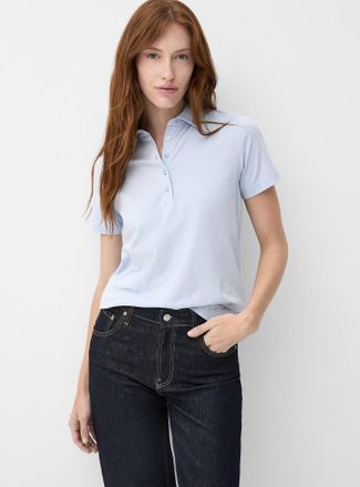 Contemporaine Womens Organic cotton plain Polo Shirt shirt