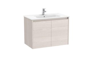 Roca Roca - Pack Unik Mueble De 2 Puertas + Lavabo Tenet Color: Fresno N&oacute;rdico