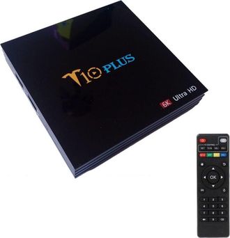 Trade Shop Trade Shop - Smart Tv Box T10 Plus Android 9 4gb Ram 64gb 4k Tv Gpu 5 Core Quad Wifi