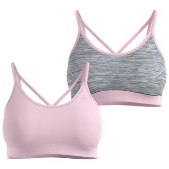 Odlo Seamless Low Sport Bra Sport-BH f&uuml;r Damen | rosa