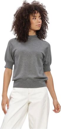 Bruuns Bazaar Truien & Vesten, Dames, Grijs, XL, Anemone Halias Knit