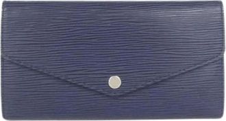 Louis Vuitton Pre-owned Wallets, female, Blue, Size: ONE SIZE Pre-owned Epi Long Wallet