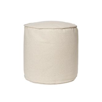 Ferm Living Aun Pouf &Oslash; 40 x H 40 cm, off-white