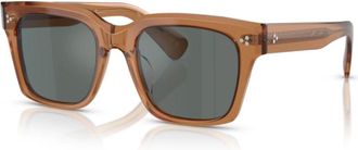 Oliver Peoples Ollice 5100 - unisex - Zonnebrillen - Bruin - ONE Size - Accessoires