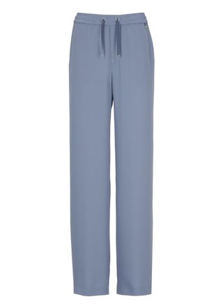 Herno Light Blue Satin Pants