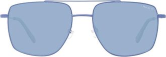 Hackett HSK1150 Polarized 600P Mens Sunglasses Blue Size 55