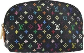 Louis Vuitton Pre-owned Clutches, female, Multicolor, Size: ONE SIZE Pre-owned Vintage Canvas Clutch