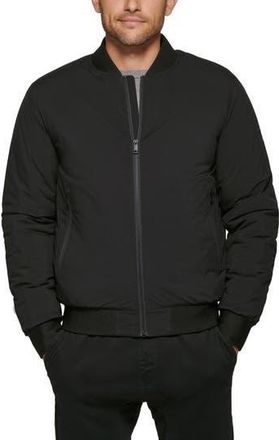 DKNY Stretch Bomber Jacket in Black at Nordstrom Rack, Size Medium