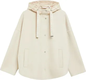 Comma Dames, Jassen, Beige, Maat: M Leer